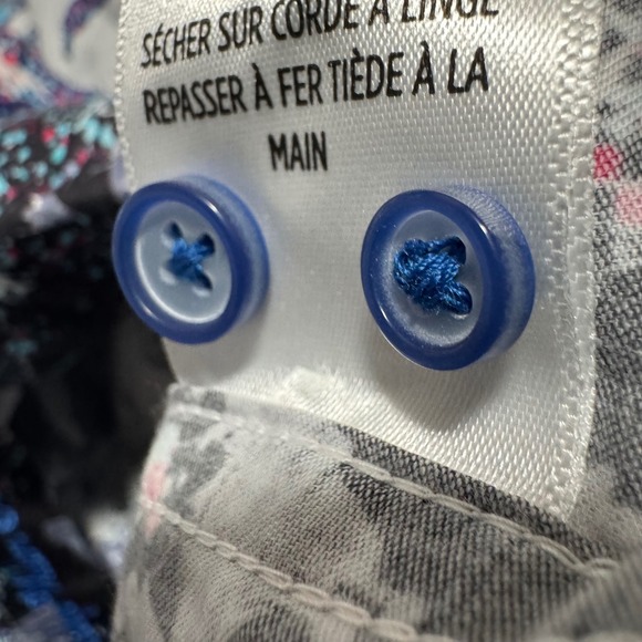 Robert Graham Shirt 2XLT Button Floral Colorful Flip Cuff Tall - Picture 11 of 12